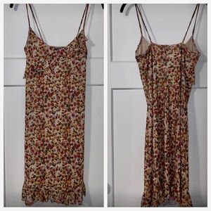 Vintage late 90s early y2k floral dress by City Triangles.